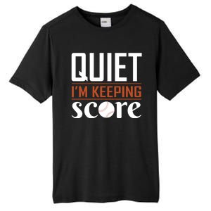 Quiet Im Keeping Score Tall Fusion ChromaSoft Performance T-Shirt