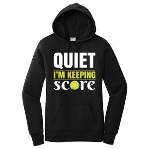 Quiet Im Keeping Score Women's Pullover Hoodie