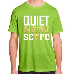 Quiet I'm Keeping Score Adult ChromaSoft Performance T-Shirt