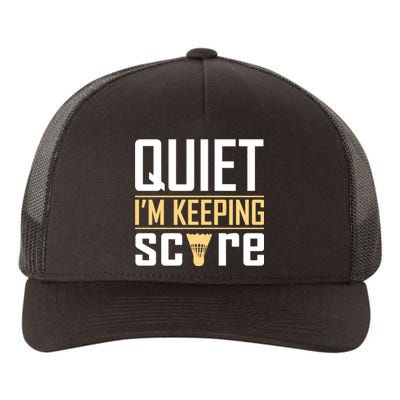 Quiet I'm Keeping Score Yupoong Adult 5-Panel Trucker Hat