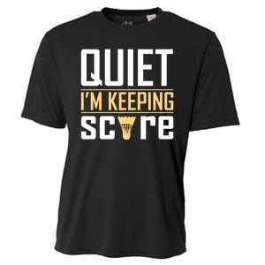 Quiet I'm Keeping Score Cooling Performance Crew T-Shirt