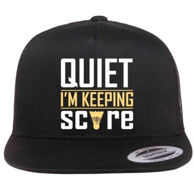 Quiet I'm Keeping Score Flatbill Hat