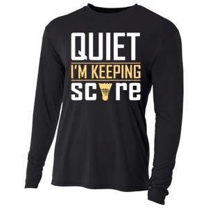 Quiet I'm Keeping Score Cooling Performance Long Sleeve Crew