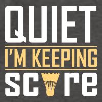 Quiet I'm Keeping Score Vector Backpack