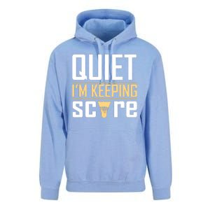 Quiet I'm Keeping Score Unisex Surf Hoodie