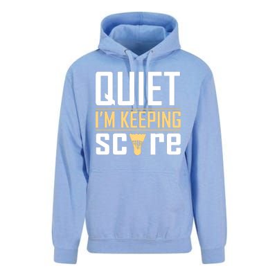 Quiet I'm Keeping Score Unisex Surf Hoodie