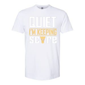 Quiet I'm Keeping Score Softstyle CVC T-Shirt