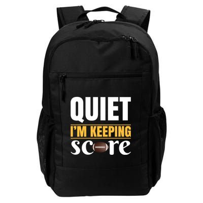 Quiet I'm Keeping Score Backpack