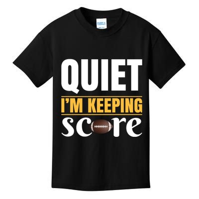 Quiet I'm Keeping Score Kids T-Shirt