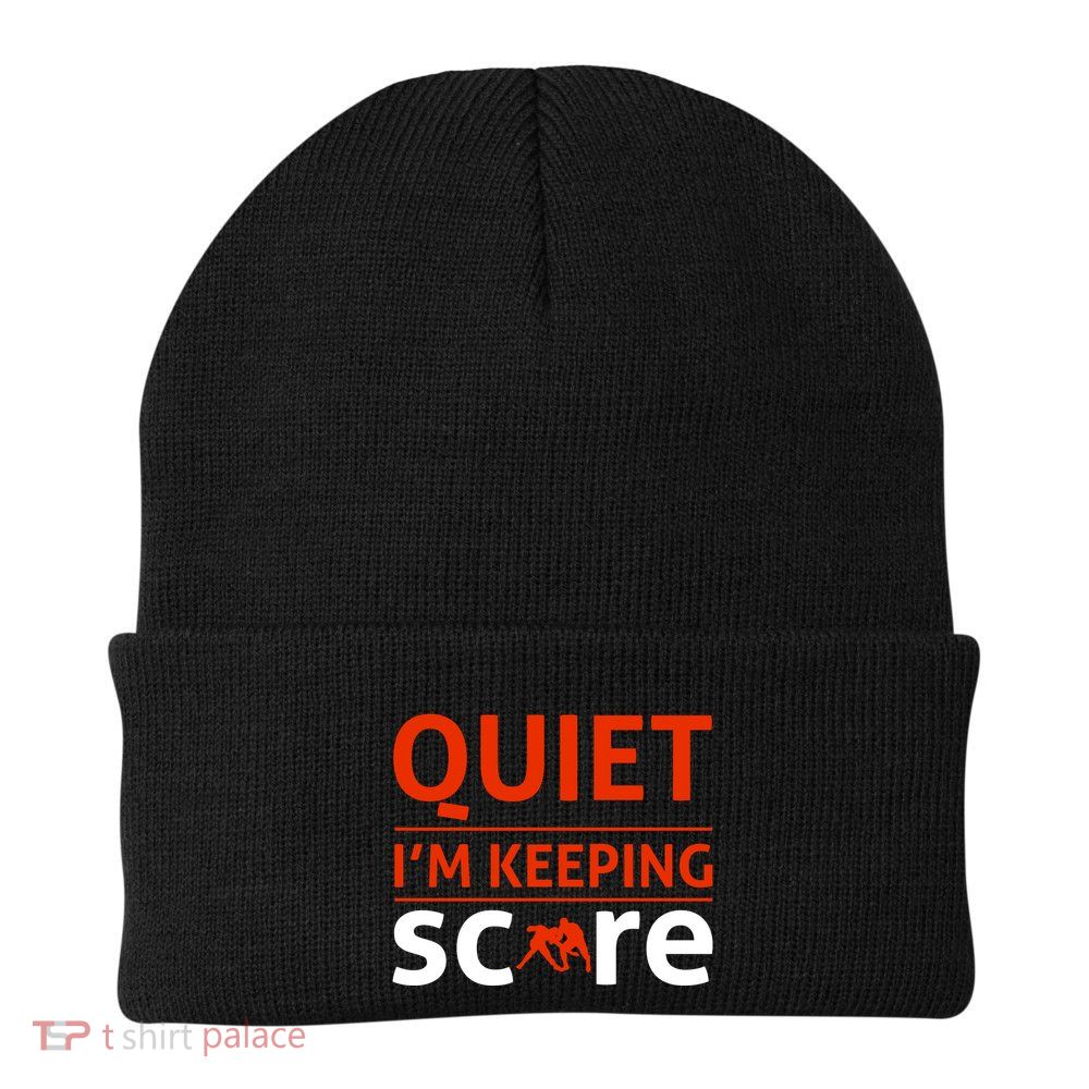 Quiet I'm Keeping Score Beanie