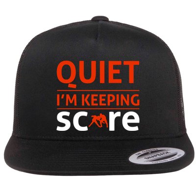 Quiet I'm Keeping Score Flatbill Hat
