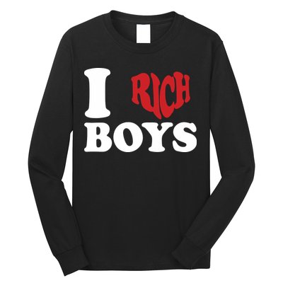 Qierraa I Love Rich Boy Long Sleeve Shirt