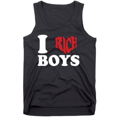 Qierraa I Love Rich Boy Tank Top