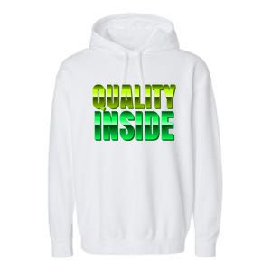 Quality Inside Meaningful Gift Garment-Dyed Fleece Hoodie