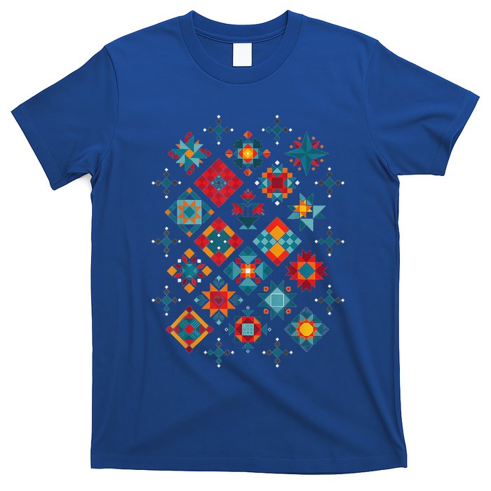 Quilting I Still Play With Blocks Quilt T-Shirt