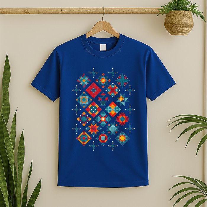Quilting I Still Play With Blocks Quilt T-Shirt