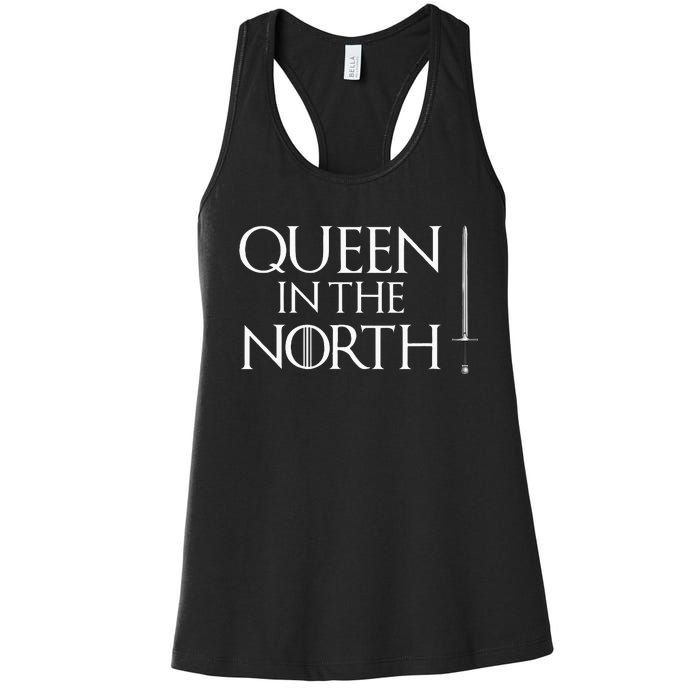 Queen In The North Easy Halloween Costume Women's Racerback Tank