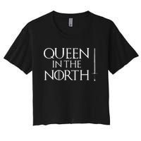 Queen In The North Easy Halloween Costume Women's Crop Top Tee