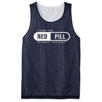 Quote I Took The Red Pill I'm Awake Not Woke Mesh Reversible Basketball Jersey Tank