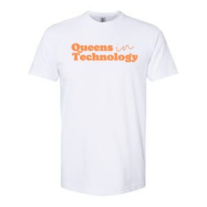 Queens In Technology Gift Softstyle CVC T-Shirt