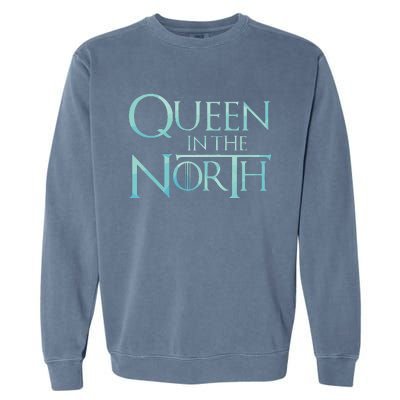 Queen In The North Garment-Dyed Sweatshirt