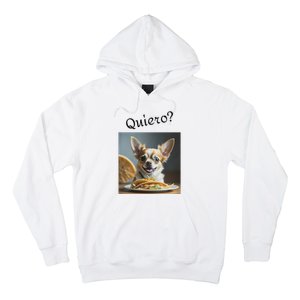 Quiero! I Want Taco! Funny Retro Chihuahua Hoodie