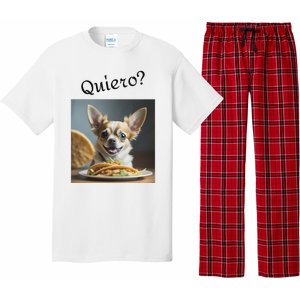 Quiero! I Want Taco! Funny Retro Chihuahua Pajama Set