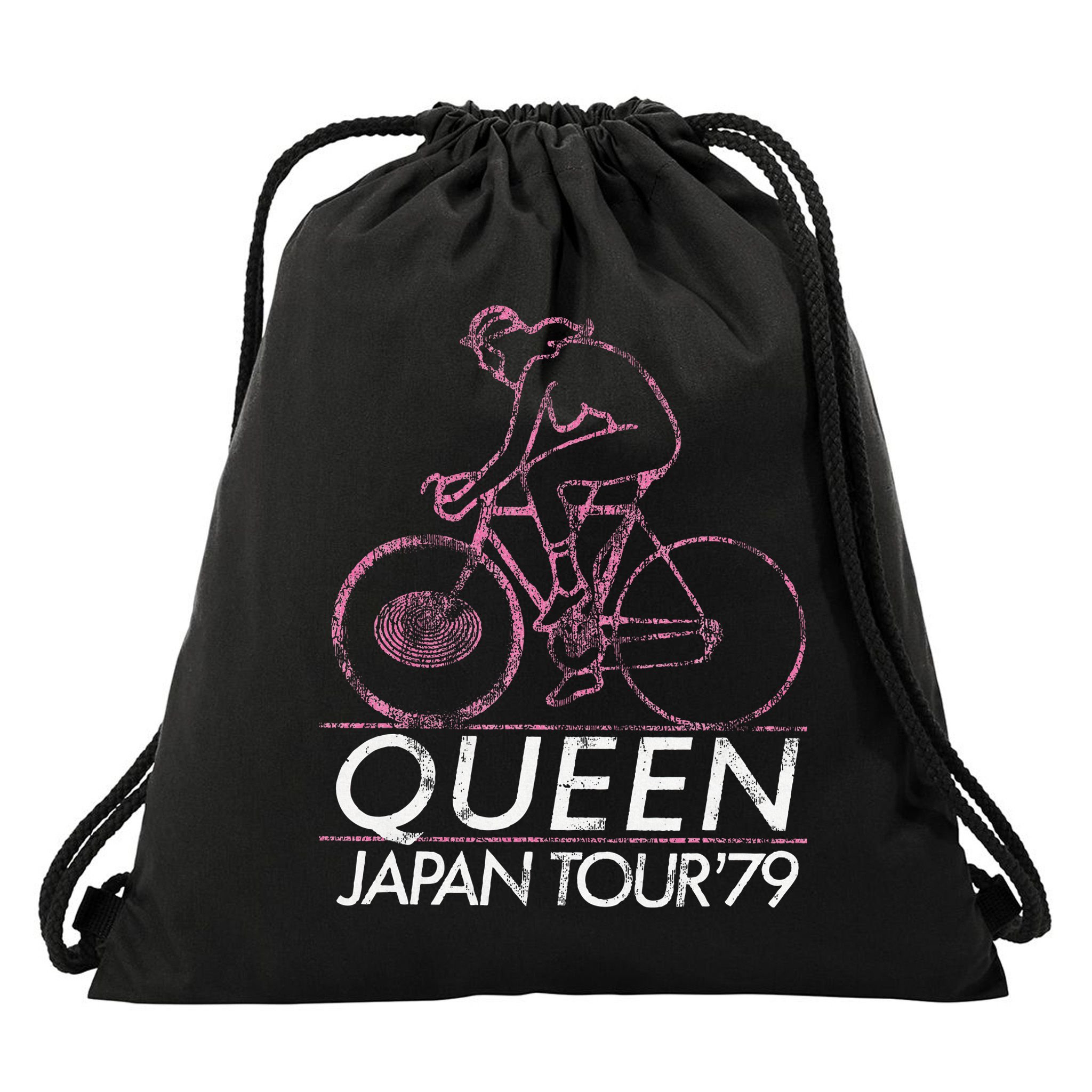 Queen Japan 1979 Drawstring Bag