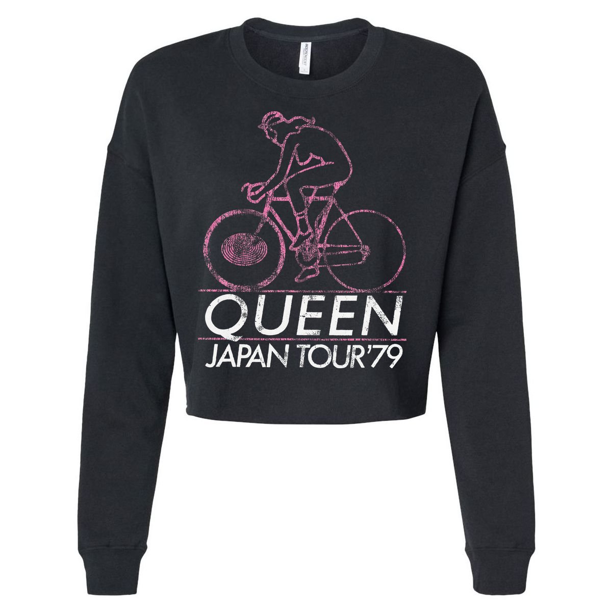 Queen Japan 1979 Cropped Pullover Crew