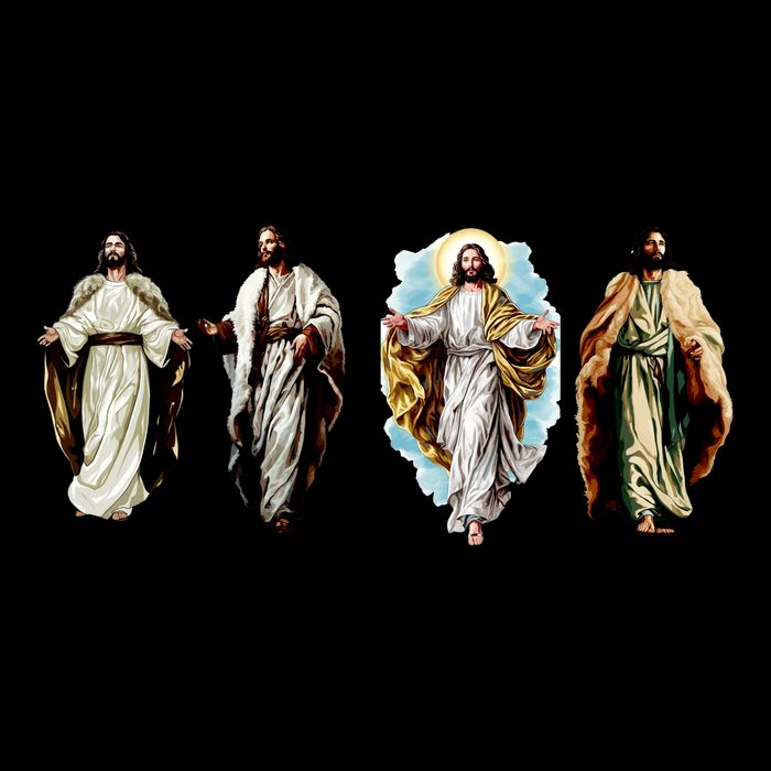 Quad Jesus Art City Backpack