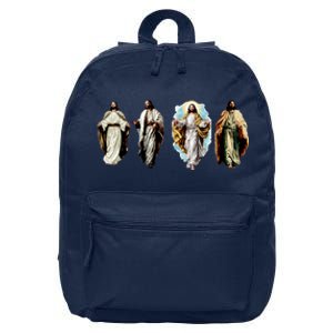 Quad Jesus Art 16 in Basic Backpack