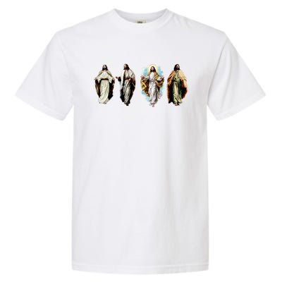 Quad Jesus Art Garment-Dyed Heavyweight T-Shirt