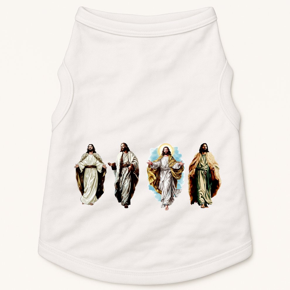 Quad Jesus Art Doggie Tank
