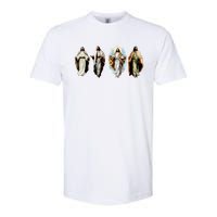 Quad Jesus Art Softstyle® CVC T-Shirt