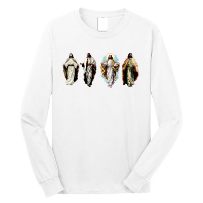 Quad Jesus Art Long Sleeve Shirt