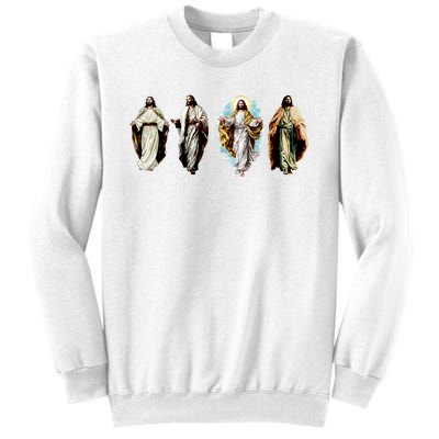 Quad Jesus Art Sweatshirt