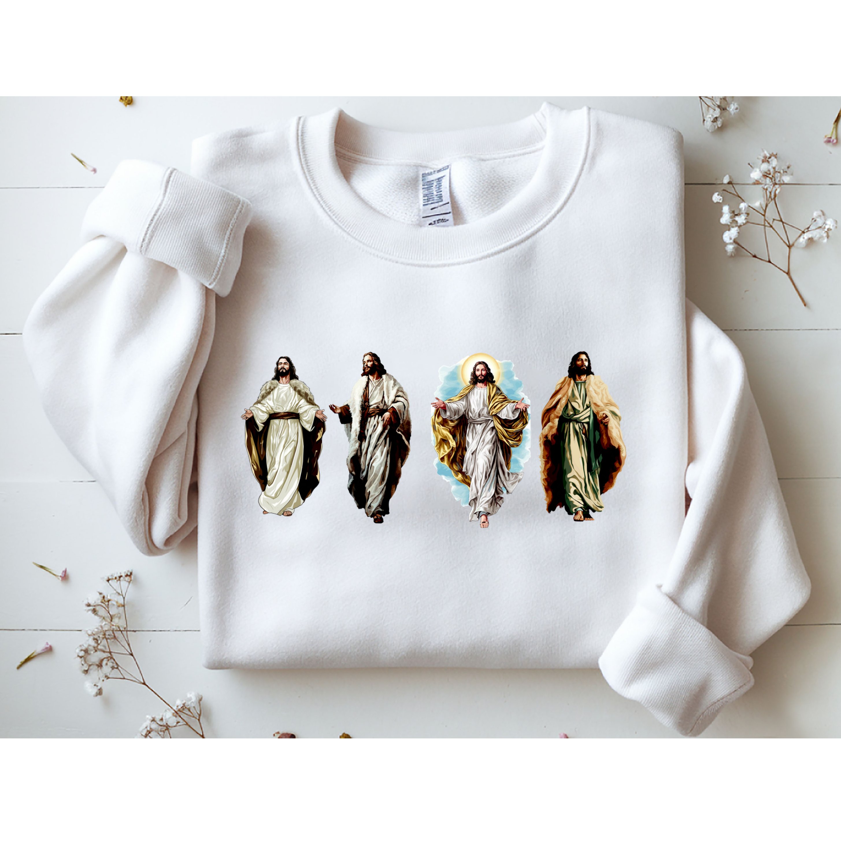 Quad Jesus Art Sweatshirt