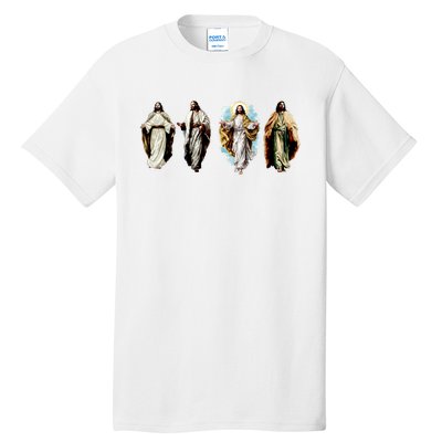 Quad Jesus Art Tall T-Shirt