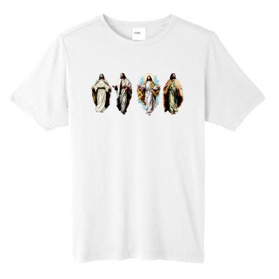 Quad Jesus Art Tall Fusion ChromaSoft Performance T-Shirt