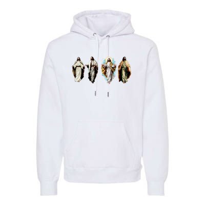 Quad Jesus Art Premium Hoodie