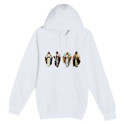 Quad Jesus Art Premium Pullover Hoodie