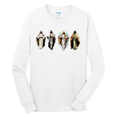 Quad Jesus Art Tall Long Sleeve T-Shirt