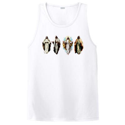 Quad Jesus Art PosiCharge Competitor Tank