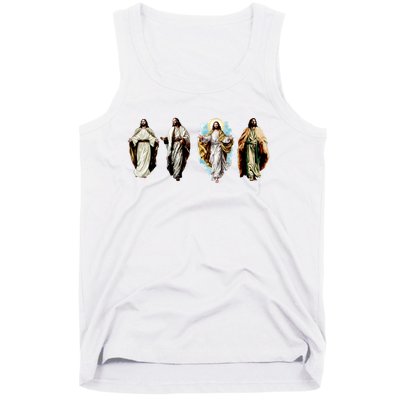 Quad Jesus Art Tank Top