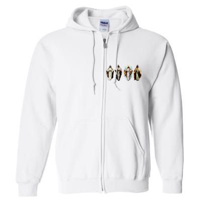 Quad Jesus Art Full Zip Hoodie