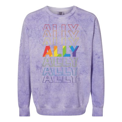 Queer Joy Is Resistance Lgbt Lgbtq Pride Month Colorblast Crewneck Sweatshirt