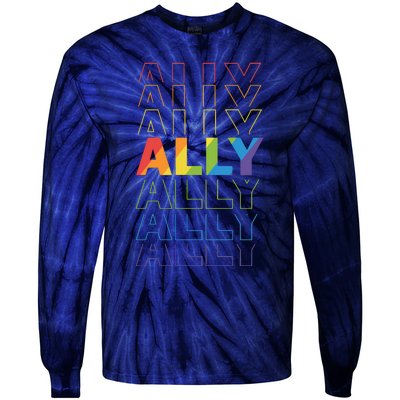 Queer Joy Is Resistance Lgbt Lgbtq Pride Month Tie-Dye Long Sleeve Shirt