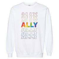 Queer Joy Is Resistance Lgbt Lgbtq Pride Month Garment-Dyed Sweatshirt