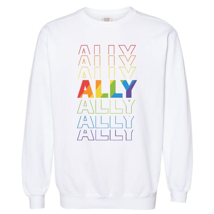 Queer Joy Is Resistance Lgbt Lgbtq Pride Month Garment-Dyed Sweatshirt