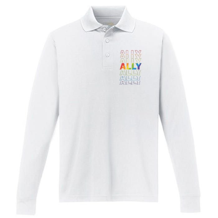 Queer Joy Is Resistance Lgbt Lgbtq Pride Month Performance Long Sleeve Polo